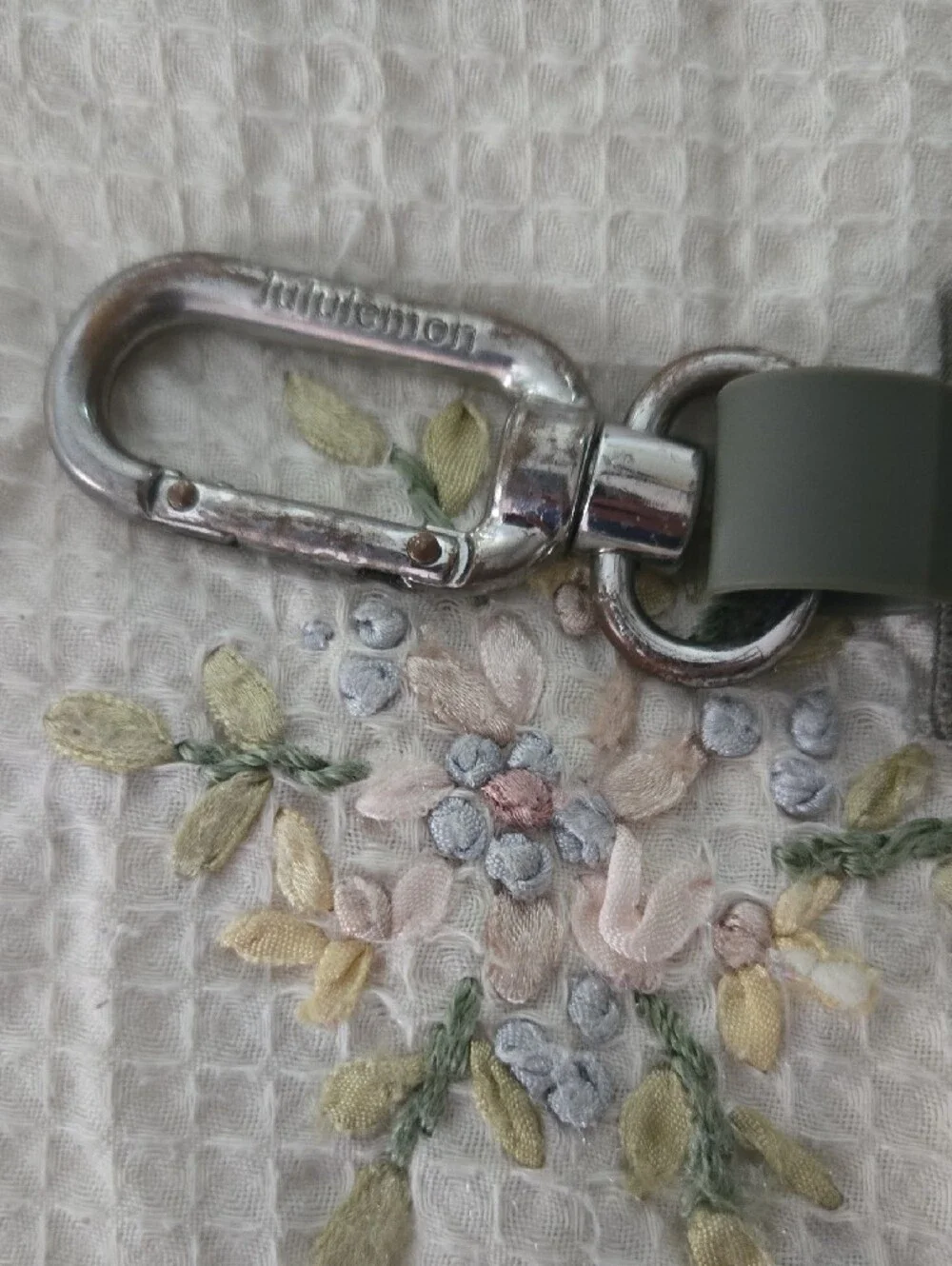Lulu Lemon Key Chain